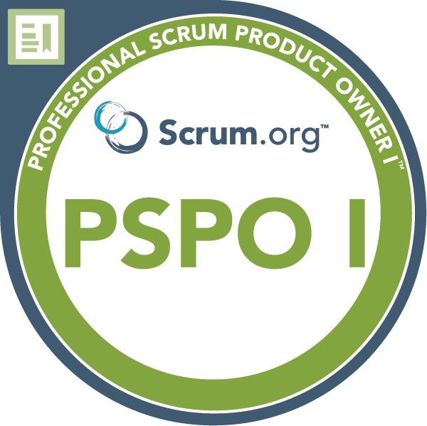 badge Professional Scrum Product Owner I