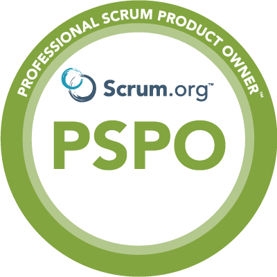 Badge Professional Scrum Product Owner